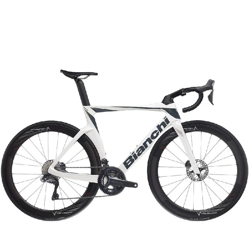 Bianchi Oltre Comp Road Bike Ultegra Di2 - White/Graphite