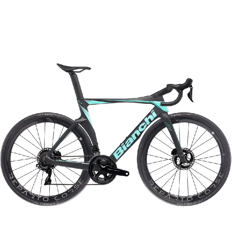 Bianchi Oltre Pro Road Bike Dura-Ace Di2 Compact - Graphite/CK16