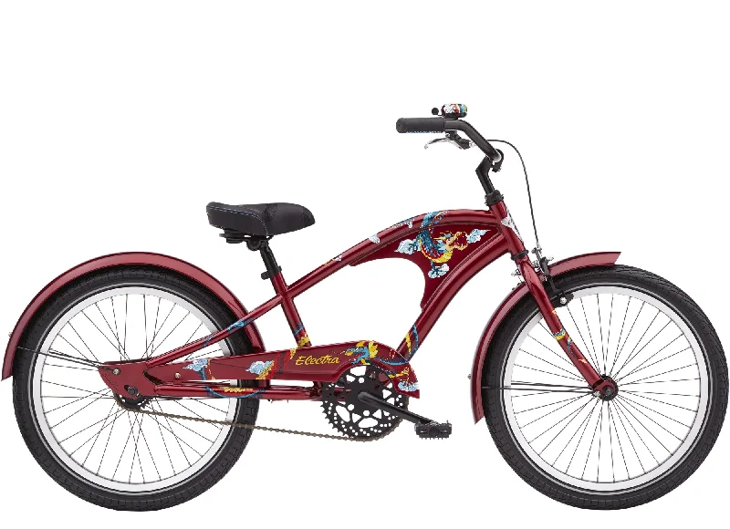 Electra Firetail 1 Boys'  Scorched Red 20"