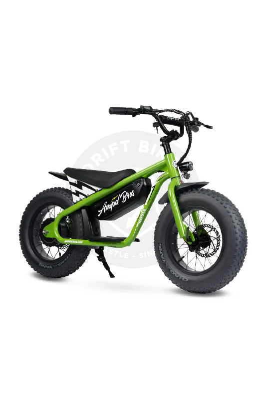 AMPD BROS Lil Rippa 16" Kids Electric Bike - Golblin Green