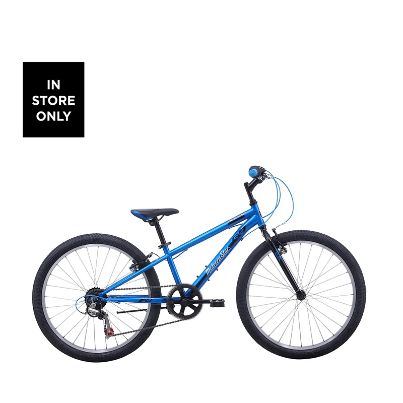 Malvern Star Mustang 24 Kids Bike – Blue / Black