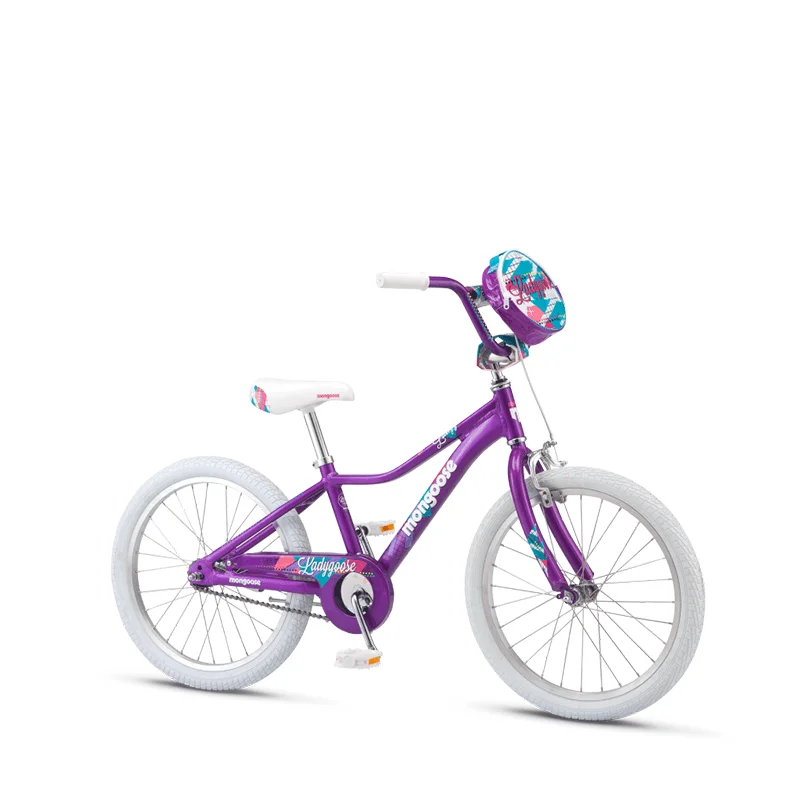 Mongoose LadyGoose 20" Kids Bike - Purple