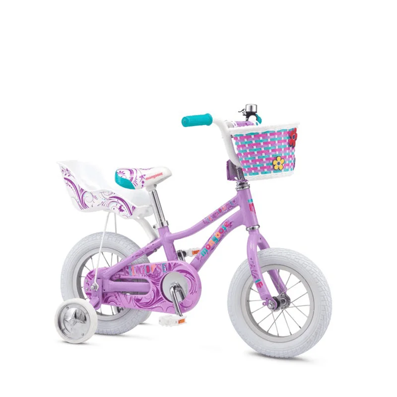 Mongoose Lilgoose 12" Kids Bikes - Purple