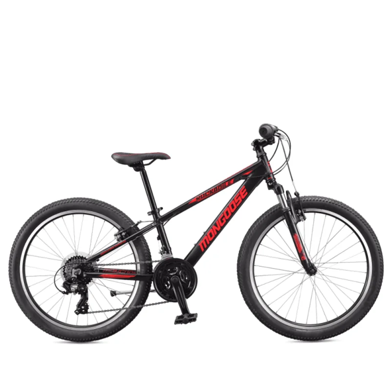 Mongoose Rockadile 24" Kids Bikes - Black