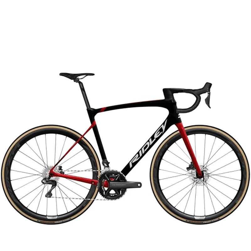 Ridley Fenix SLiC Ultegra Di2 Road Bike - Black / Red