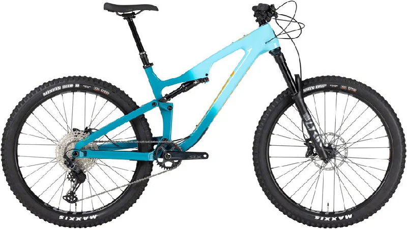 Salsa Rustler Carbon SLX Bike - 27.5" Carbon Teal Fade Large