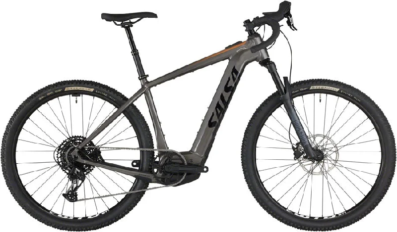 Salsa Tributary Apex Eagle SUS Ebike - 29" Aluminum Charcoal Large