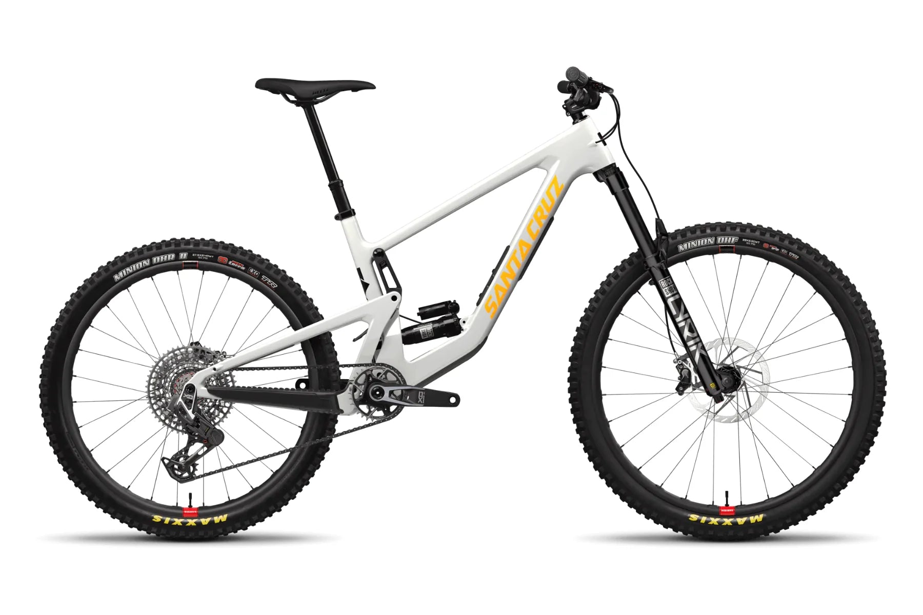 Santa Cruz Bronson CC MX - X0 AXS Reserve - Gloss Chalk White - 2024