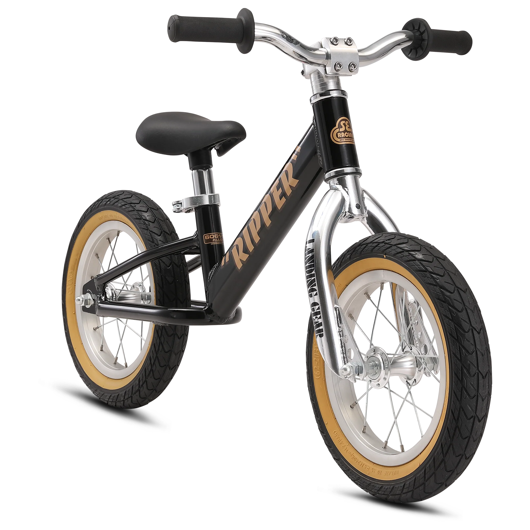 SE Bikes Micro Ripper 12" Balance Bike - Black